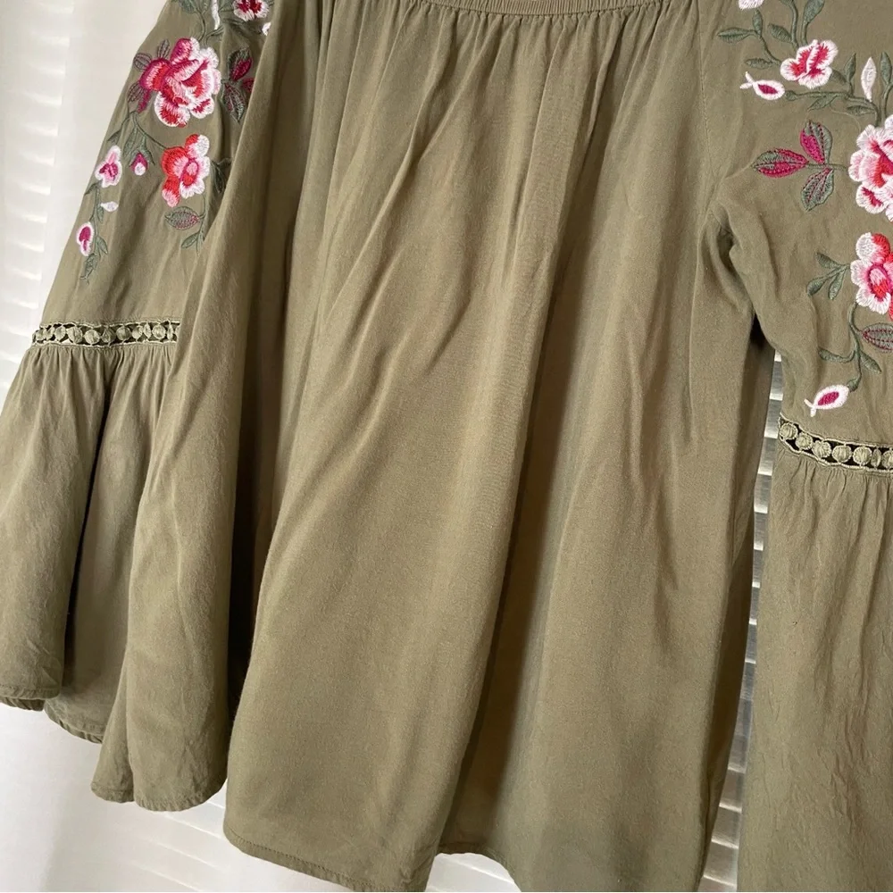 Altar’d State Embroidered Rayon Crop Top - Picture 12 of 12